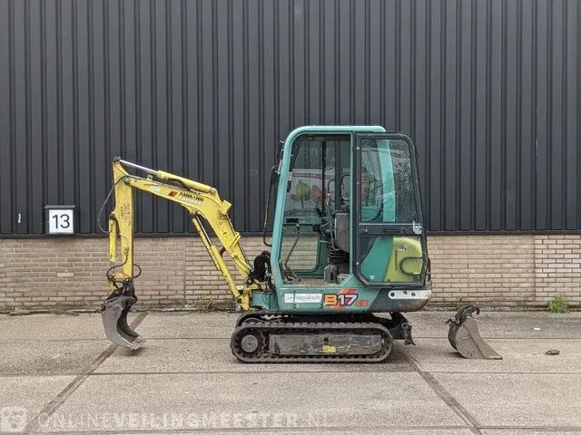 Minigraafmachine yanmar, b17-2ex, bouwjaar 2001 - afbeelding 12 van  32