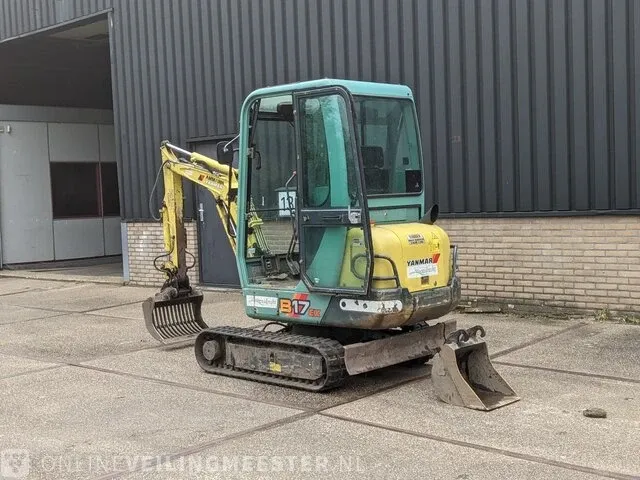 Minigraafmachine yanmar, b17-2ex, bouwjaar 2001 - afbeelding 23 van  32