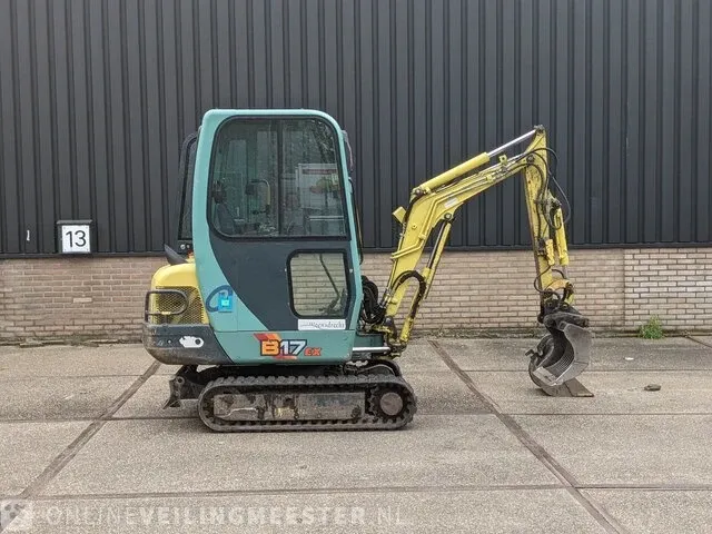 Minigraafmachine yanmar, b17-2ex, bouwjaar 2001 - afbeelding 28 van  32