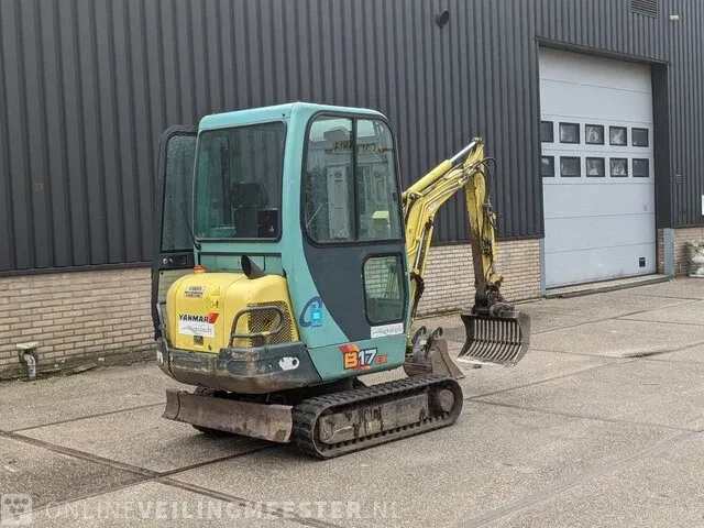 Minigraafmachine yanmar, b17-2ex, bouwjaar 2001 - afbeelding 29 van  32