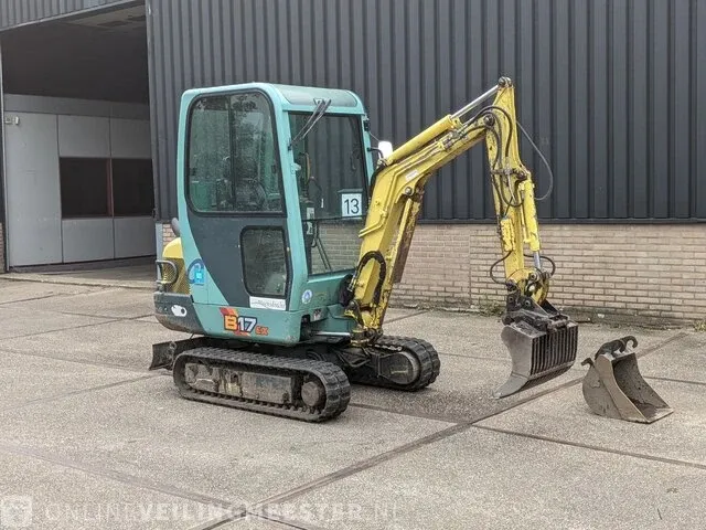 Minigraafmachine yanmar, b17-2ex, bouwjaar 2001 - afbeelding 30 van  32