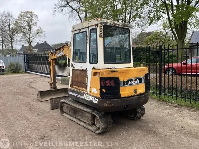 Minigraver hanix, n260-2, oranje, bouwjaar 1990 - afbeelding 8 van  14