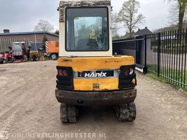 Minigraver hanix, n260-2, oranje, bouwjaar 1990 - afbeelding 9 van  14