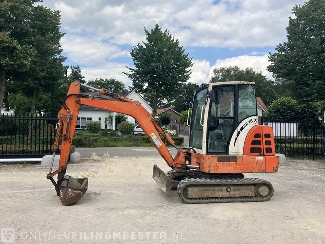 Minigraver schaeff, hr16, oranje, bouwjaar 2000 - afbeelding 1 van  15