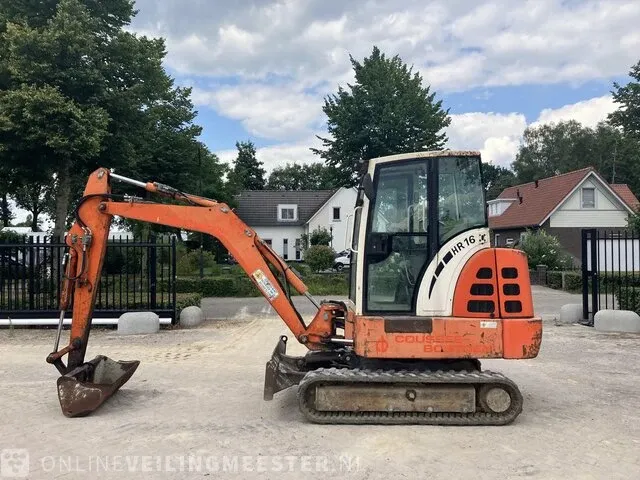 Minigraver schaeff, hr16, oranje, bouwjaar 2000 - afbeelding 8 van  15