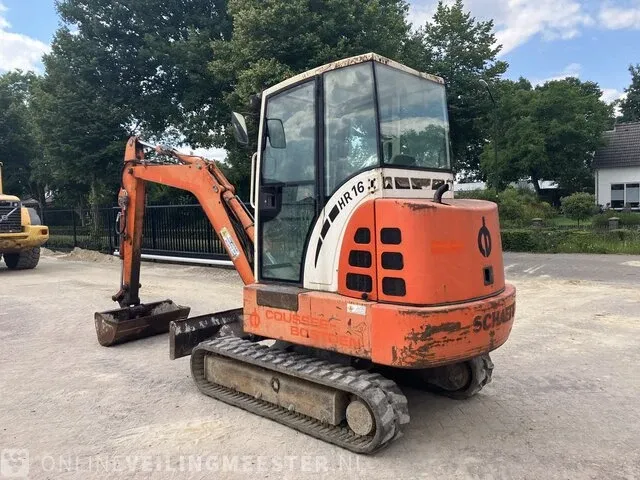 Minigraver schaeff, hr16, oranje, bouwjaar 2000 - afbeelding 9 van  15
