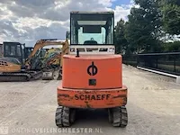 Minigraver schaeff, hr16, oranje, bouwjaar 2000 - afbeelding 10 van  15