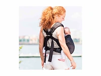 Minimonkey twin mesh ergonomische drager zwart - afbeelding 2 van  4