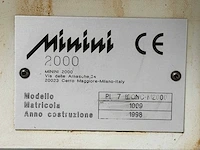 Minini - 1998 - pl7/1000 - vlakslijpmachine - afbeelding 5 van  11