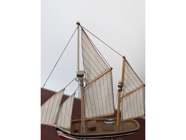 Minitatuurboot dubbele mast - afbeelding 6 van  8