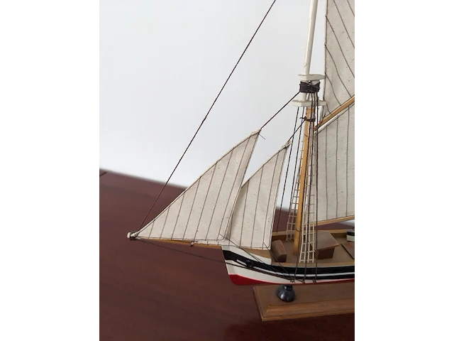 Minitatuurboot dubbele mast - afbeelding 7 van  8