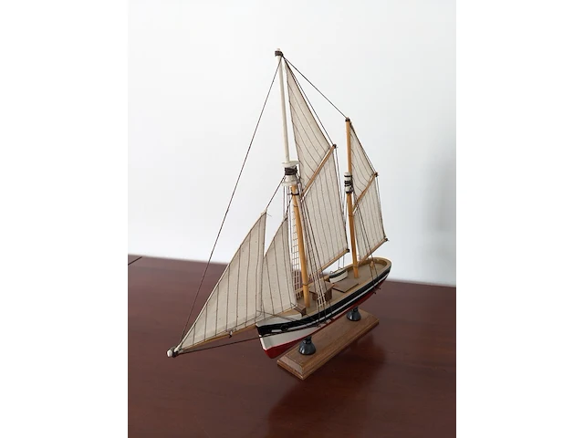 Minitatuurboot dubbele mast - afbeelding 8 van  8