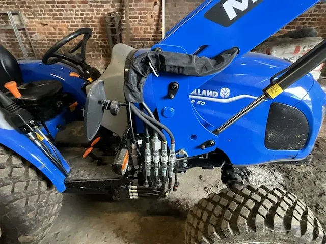 Minitractor - new holland boomer 50 - *249 draaiuren* - afbeelding 10 van  47