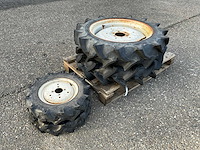 Minitractor wielen set - afbeelding 1 van  9
