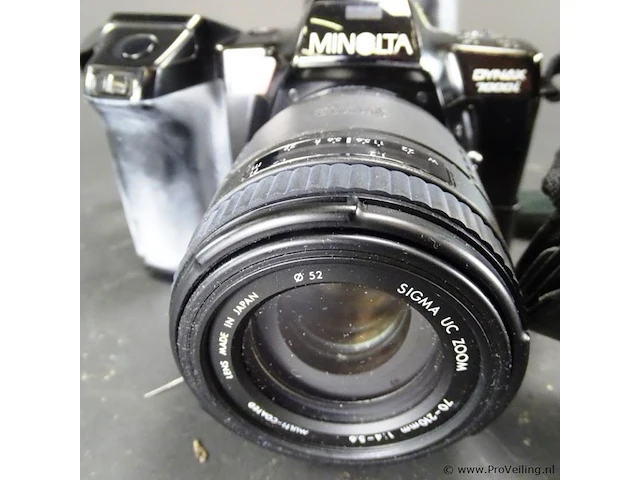 Minolta dynax 7000i camera met lens - afbeelding 4 van  5