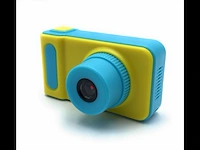 Minoni kindercamera 8 mp 1080p scherm 2 inch scherm 32g geheugenkaartlezer 3 12 jaar blauw - afbeelding 1 van  4