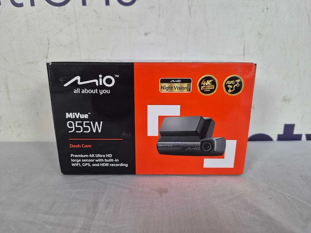Mio mivue 955w 4k uhd dashcam - wi-fi - gps - flitspaal- én trajectcontrole waarschuwingen - afbeelding 2 van  2