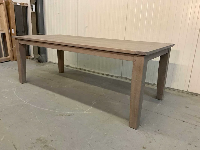 Mississippi eetkamertafel eikenhout - afbeelding 1 van  9