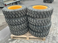 Mitas fork lift fl-08 dubbellucht bandenset voor volvo ew60 kraan - afbeelding 4 van  11