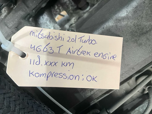 Mitsubishi 2.0l turbo airtrek 4663t automotor - afbeelding 6 van  6