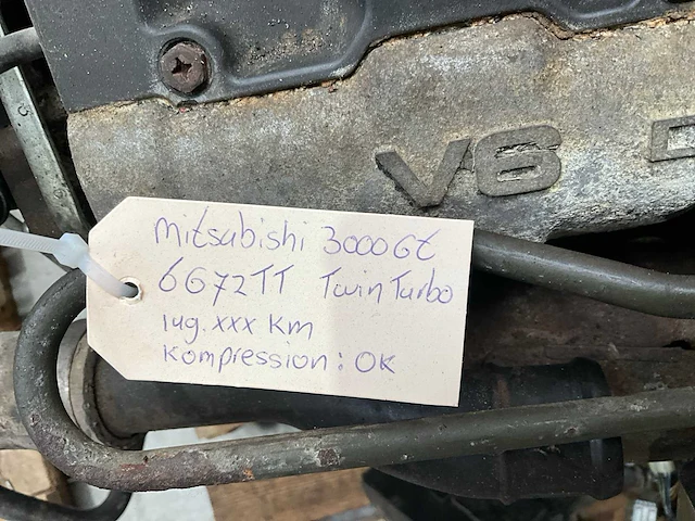 Mitsubishi 3000gt 6g72tt twin turbo motorset - afbeelding 5 van  6
