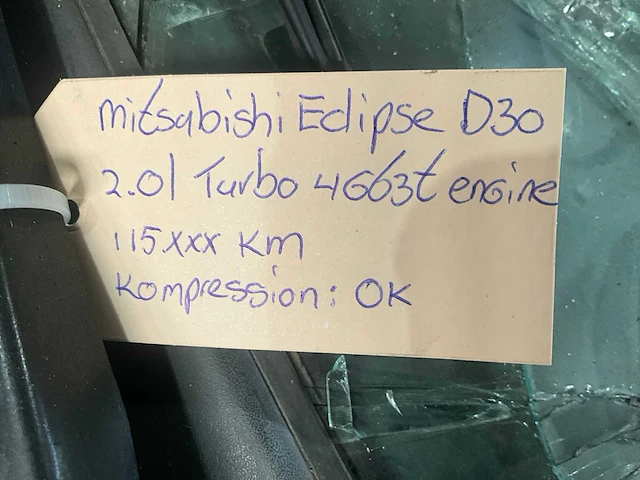 Mitsubishi eclips d30 2.0l turbo automotor ( halfcut) - afbeelding 10 van  10