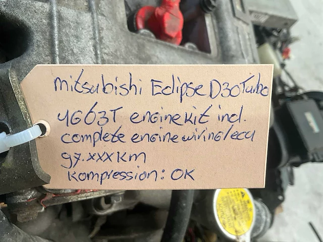Mitsubishi eclips d30 turbo 4g63t automotor - afbeelding 8 van  8