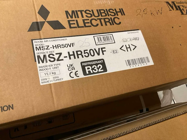 Mitsubishi msz-hr50vf/muz-hr35vf airco - afbeelding 2 van  4