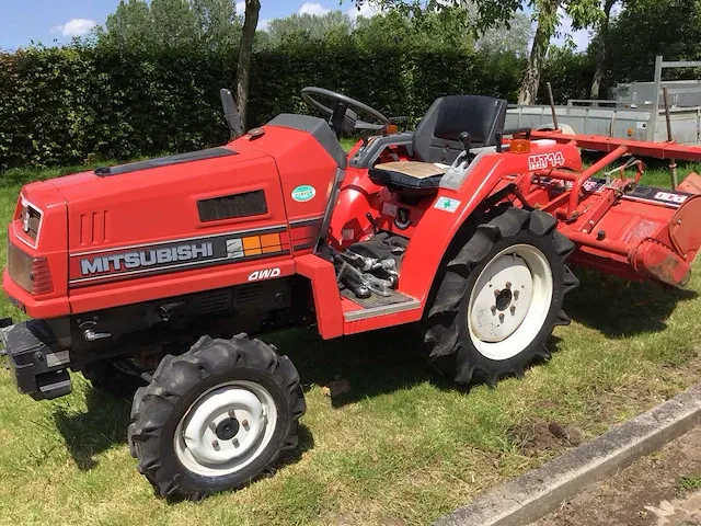 Mitsubishi mt14 minitractor - afbeelding 1 van  21