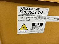 Mitsubishi src35zs-w2 airconditioning buitenunit - afbeelding 3 van  4