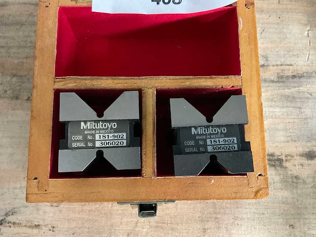Mitutoyo 181-902 v-blok (2x) - afbeelding 2 van  2