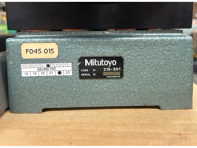 Mitutoyo 215-501 meetklok statief - afbeelding 2 van  5