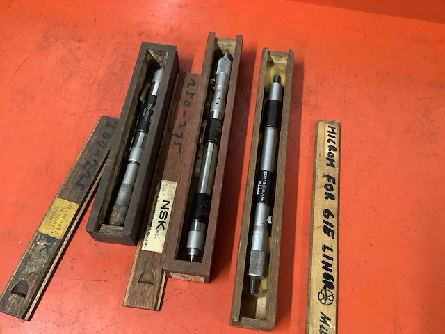 Mitutoyo binnen micrometer (3x) - afbeelding 1 van  2