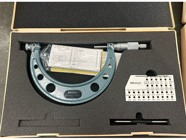 Mitutoyo buitenschroefmaat (2x) - afbeelding 7 van  9