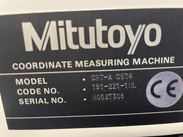 Mitutoyo crysta-apex c574 3d-meetmachine - afbeelding 2 van  10