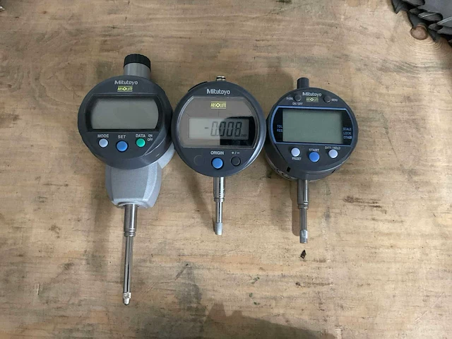 Mitutoyo id-c112gxb/id-s112s/id-c125xb meetklok (3x) - afbeelding 1 van  1