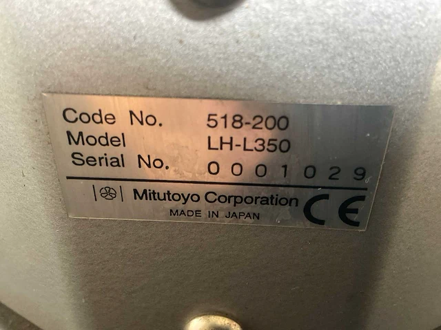 Mitutoyo lh-l350 digitale hoogtemeter - afbeelding 6 van  14