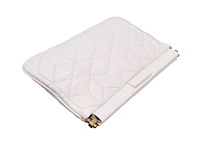 Miu miu - pochette - handtas wit lak leer met gouden details - afbeelding 14 van  14
