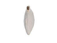 Miu miu - pochette - handtas wit lak leer met gouden details - afbeelding 10 van  14