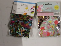 Mix decoratie confetti 16x - afbeelding 2 van  3