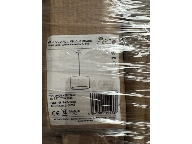 Mix pallet met 31 stuks design verlichting paco home – verkrijgbaar op bol.com en amazon - afbeelding 5 van  7