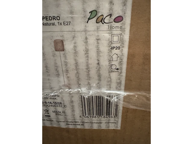 Mix pallet met 35 stuks design verlichting paco home – verkrijgbaar op bol.com en amazon - afbeelding 6 van  8