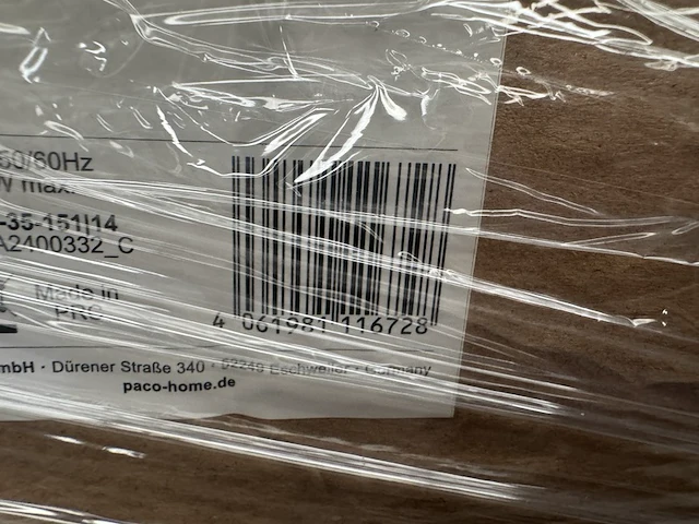 Mix pallet met 49 stuks design verlichting paco home – verkrijgbaar op bol.com en amazon - afbeelding 9 van  9