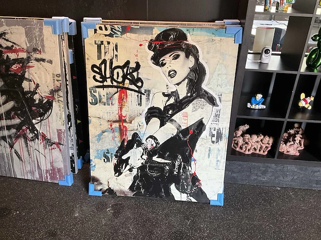 Mixed media jochem bakker ”shok” - afbeelding 1 van  5