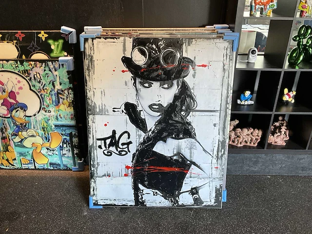 Mixed media jochem bakker ”tag” - afbeelding 1 van  5