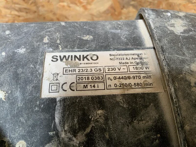 Mixer, swinko, ehr23/2,3gs, 2018 - afbeelding 3 van  3