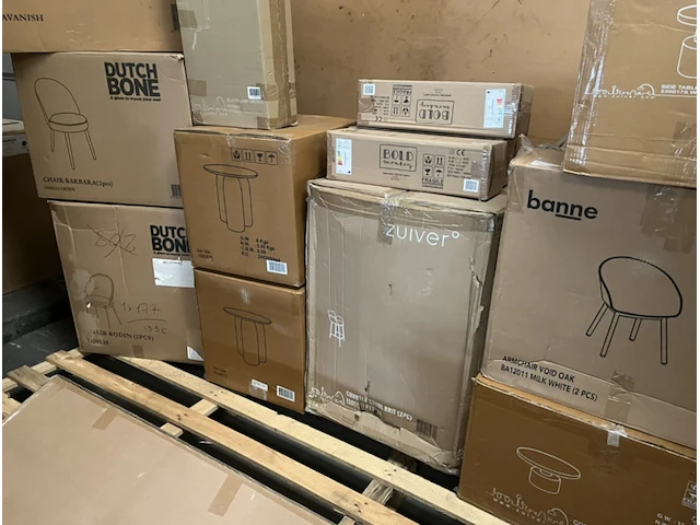 Mixpallet met a merk ongecontroleerde retourgoederen, zuiver, hay, kartell, dutchbone en boldmonkey - afbeelding 4 van  8