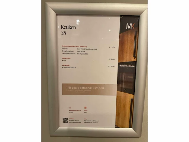 Mk 2585 zera ver sy eiland showroomkeuken met hoge kastenwand - afbeelding 32 van  33