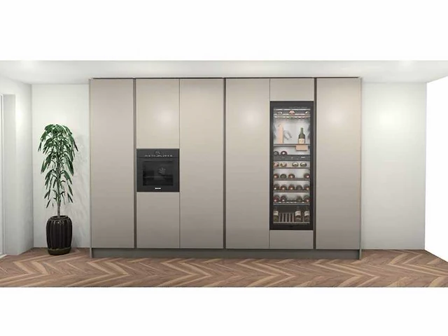 Mk 2815 zera ma eilandkeuken met hoge kastenwand - afbeelding 3 van  9