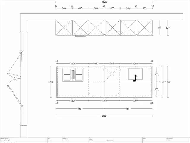 Mk 2815 zera ma eilandkeuken met hoge kastenwand - afbeelding 4 van  9